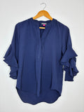 Vince Camuto blouse | xsmall | navy
