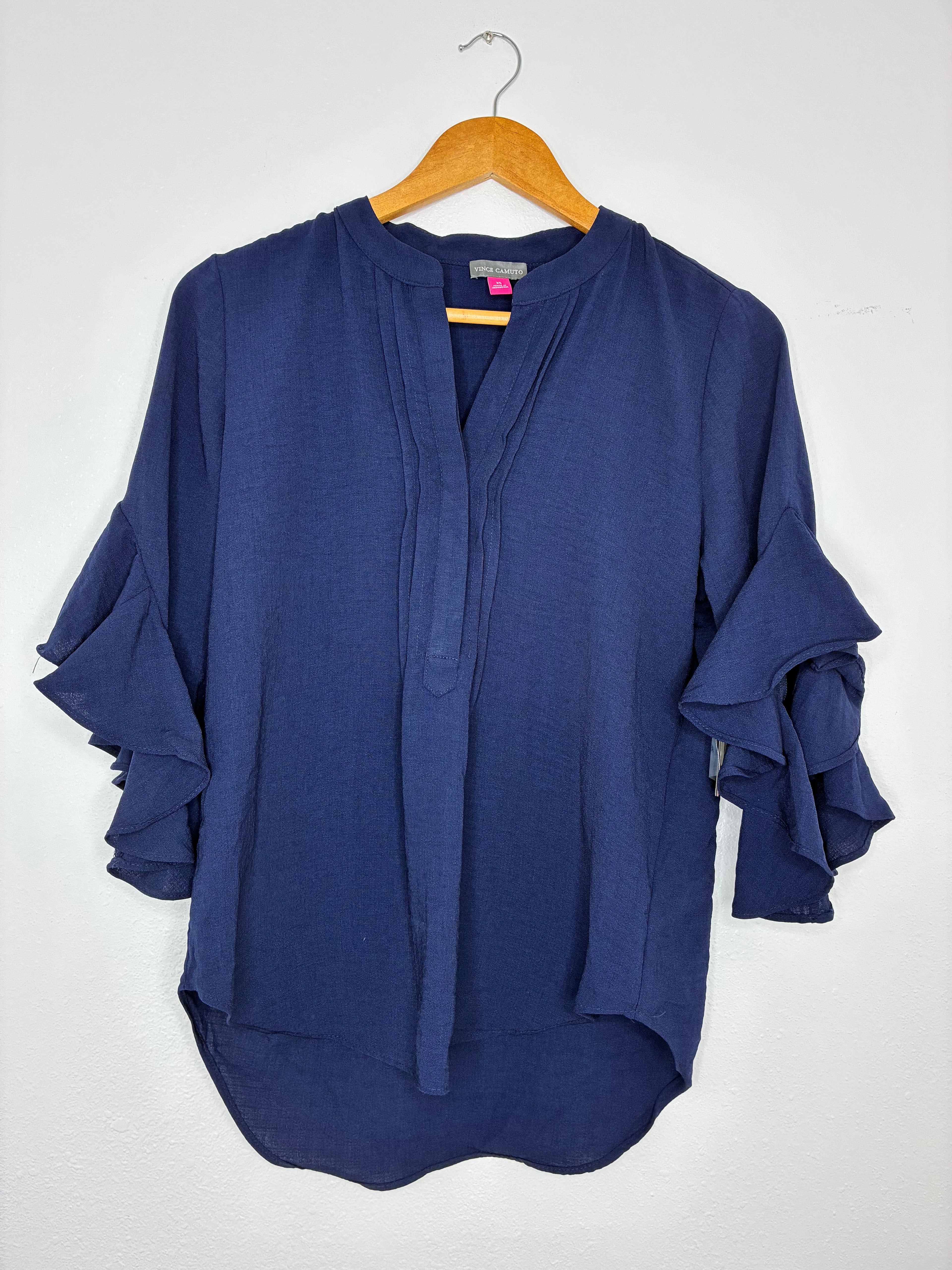 Vince Camuto blouse | xsmall | navy