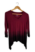 John vass Blouse | crimson/Blck