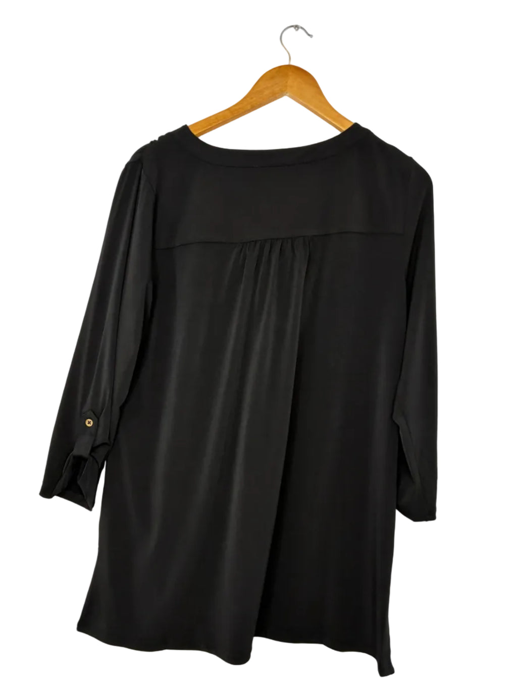 Joan Vass Blouse | Large Black