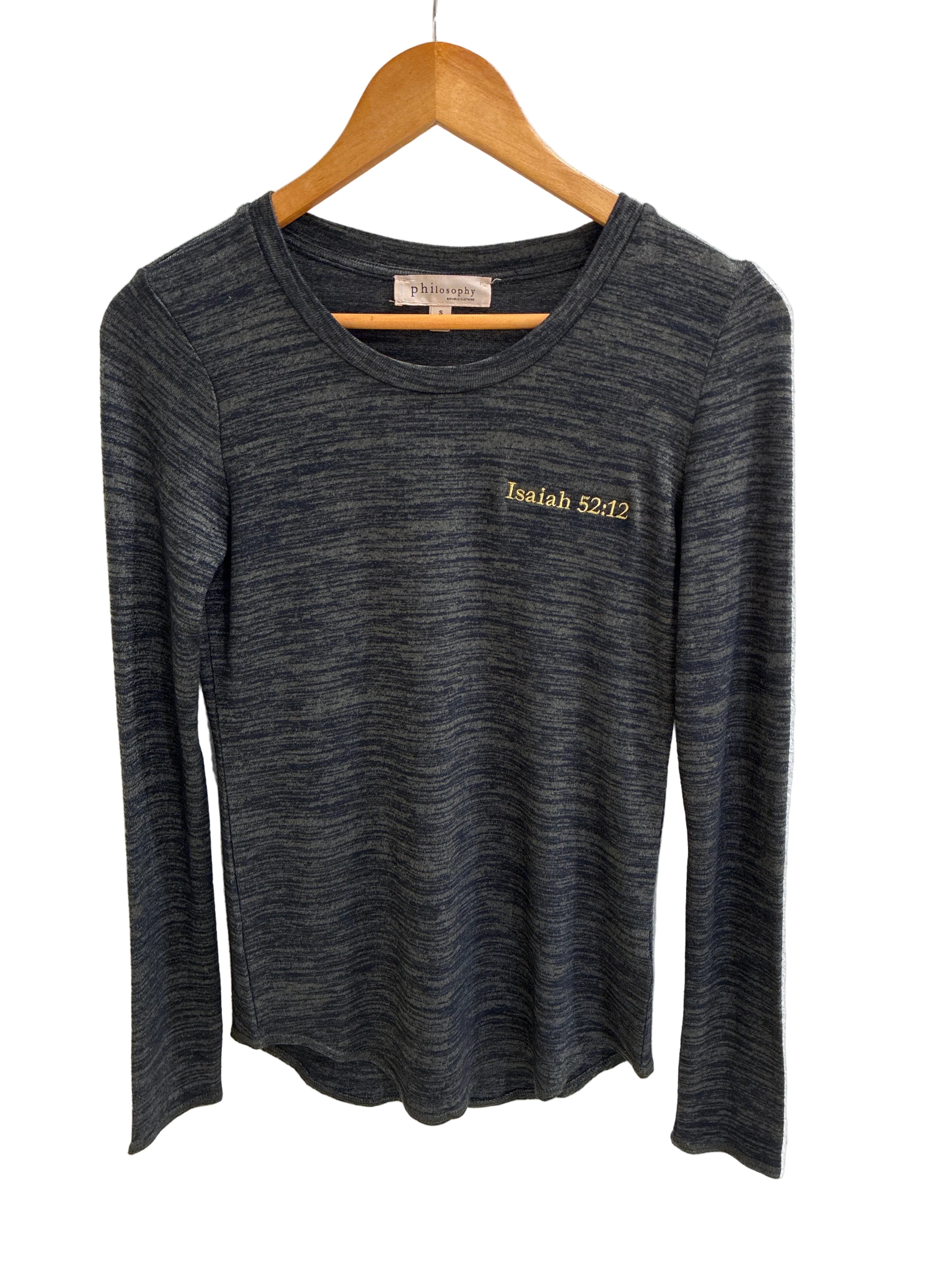 Isaiah 52:12 | small | philosophy shirt | custom embroidered