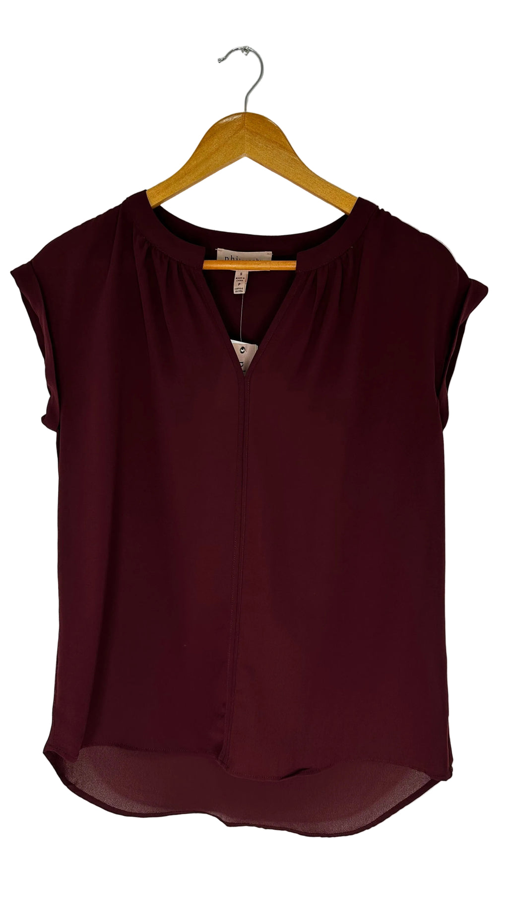 Philosophy | Burgundy Blouse