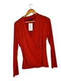 Rachel Zoe Blouse | Large| red -orange