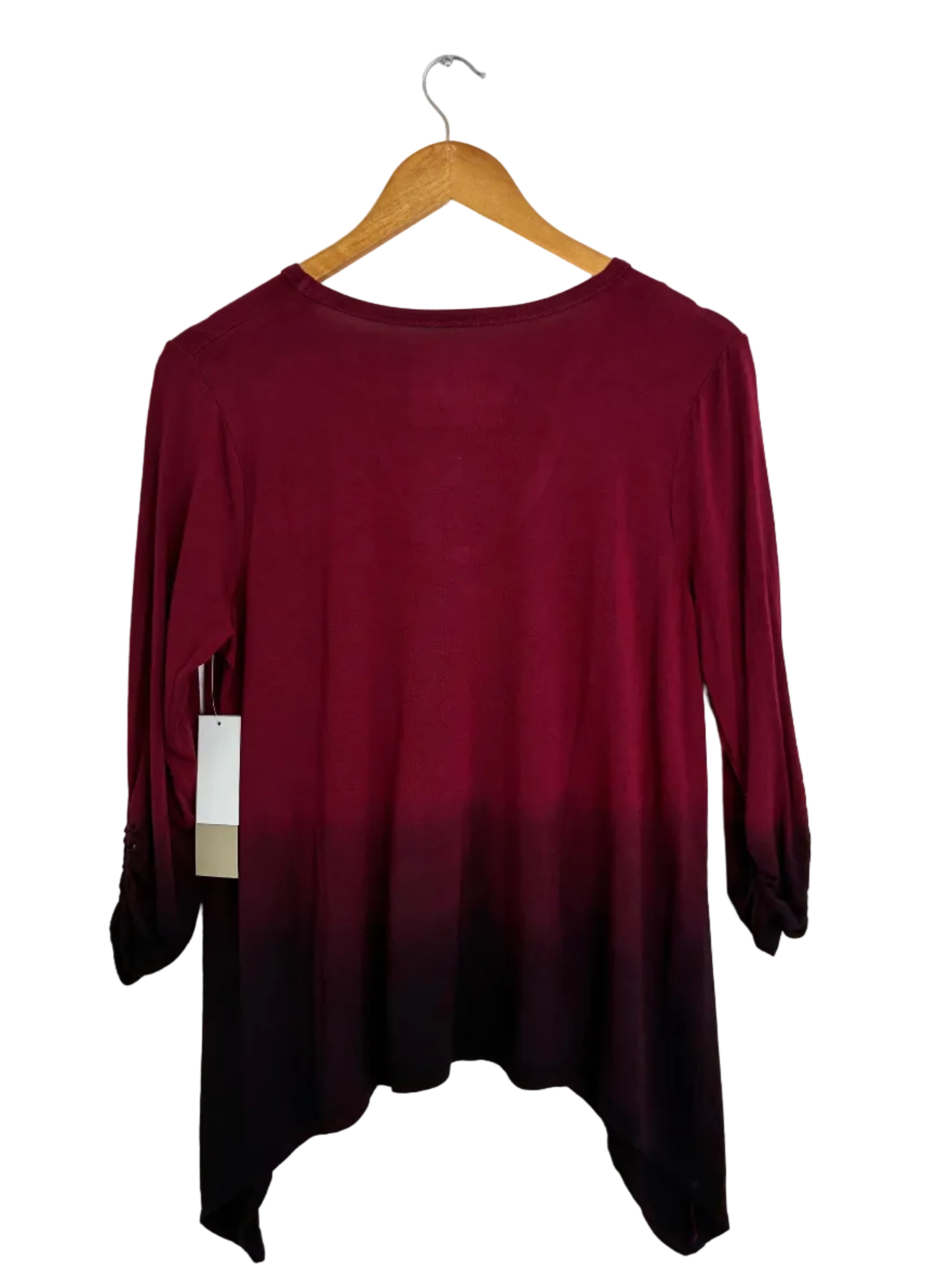 John vass Blouse | crimson/Blck