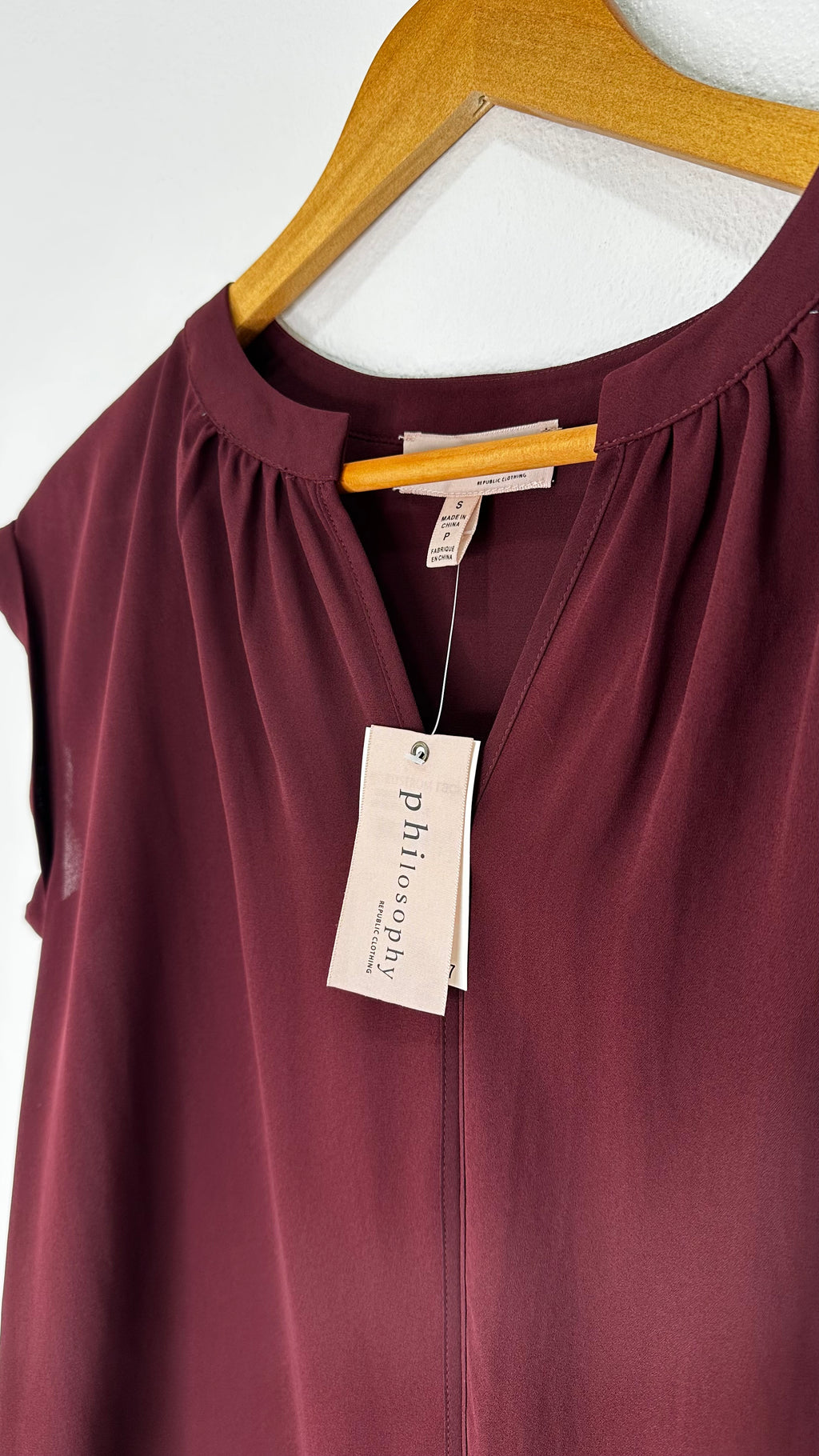 Philosophy | Burgundy Blouse
