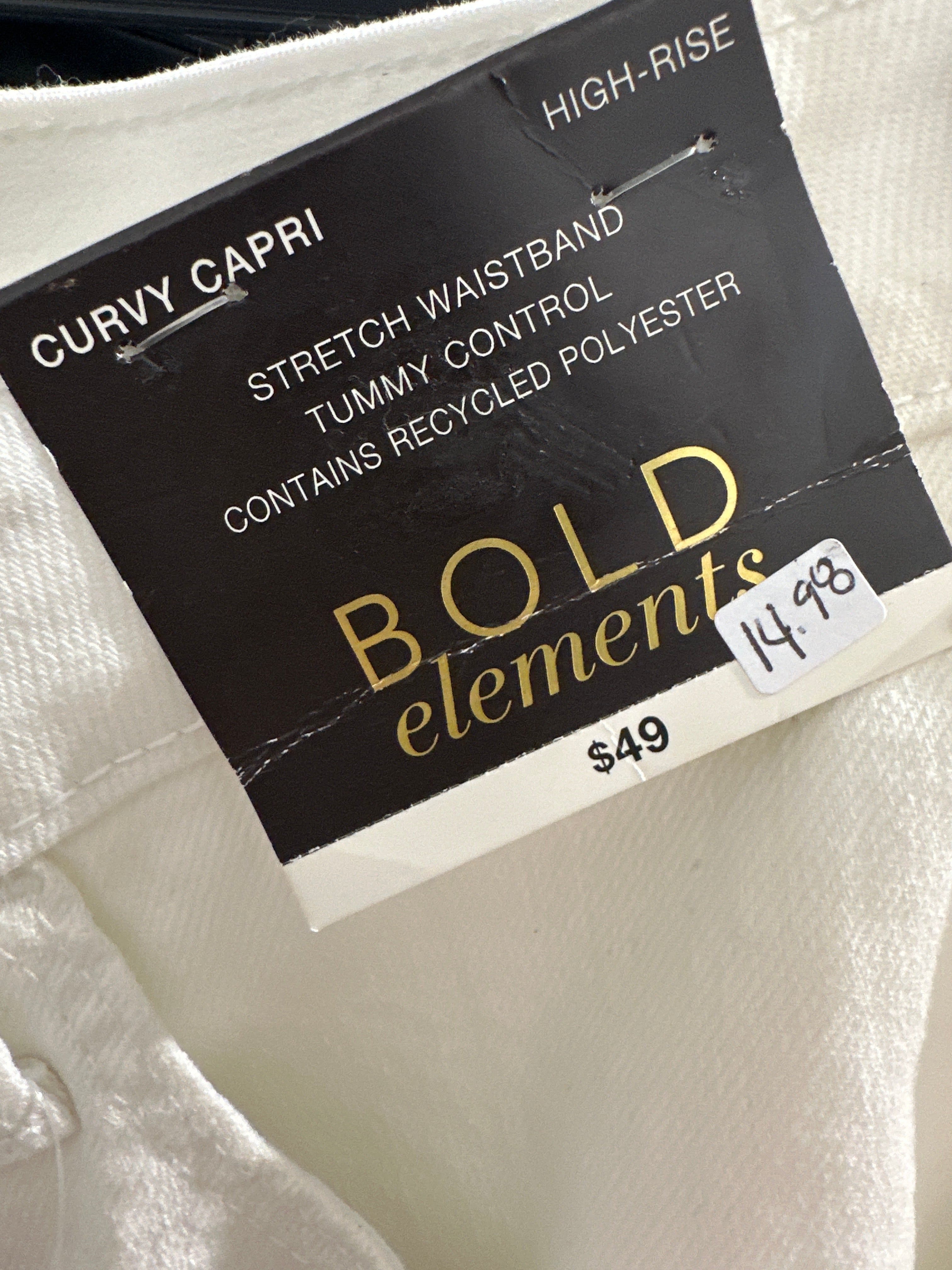 Bold Elements capriJeans | High Rise | Size 16