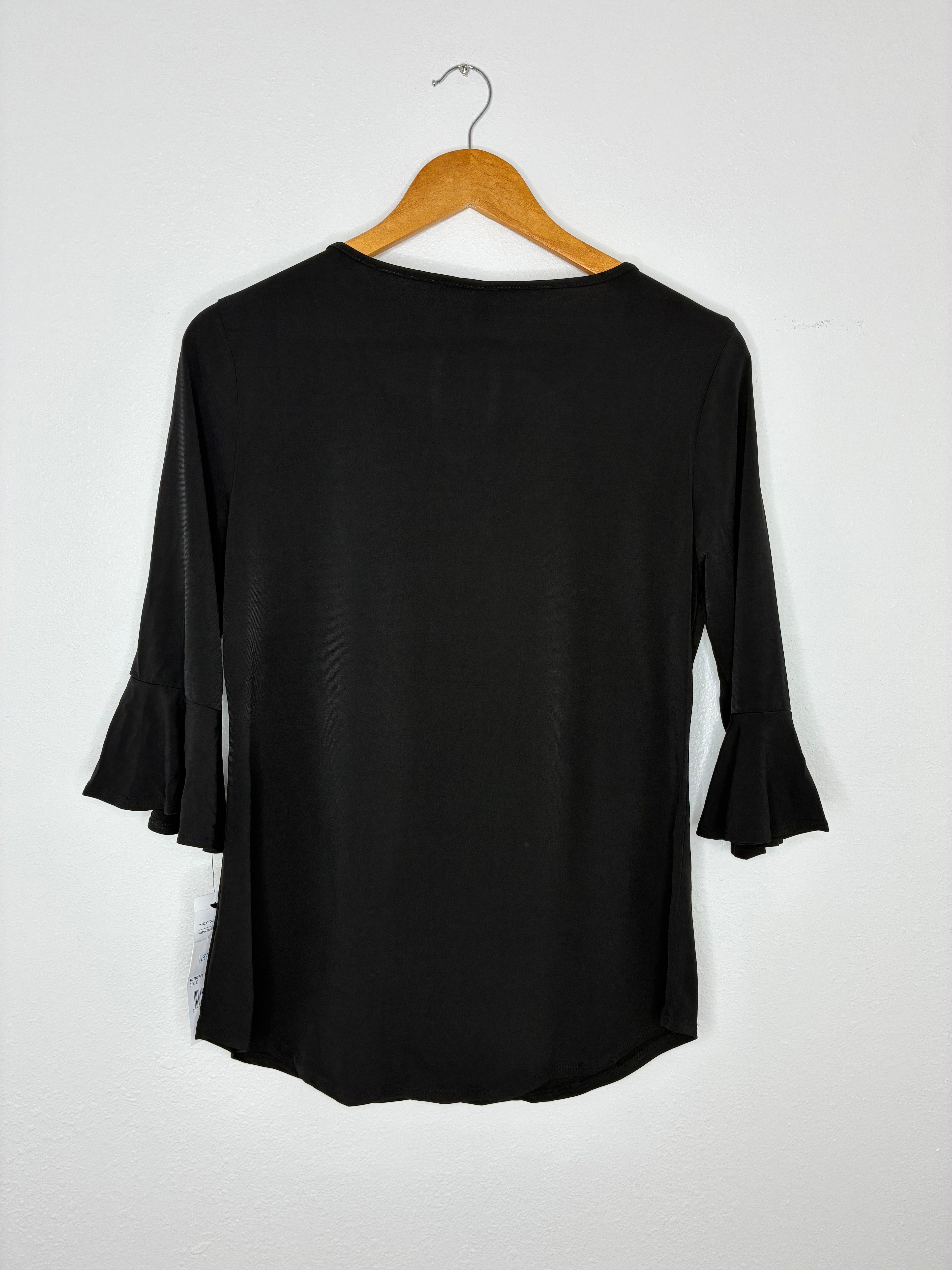 NY Collections Blouse | small | black